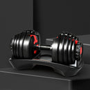 Centra 24kg Adjustable Dumbbell Single Weight Plates Home Gym Fitness Exercise