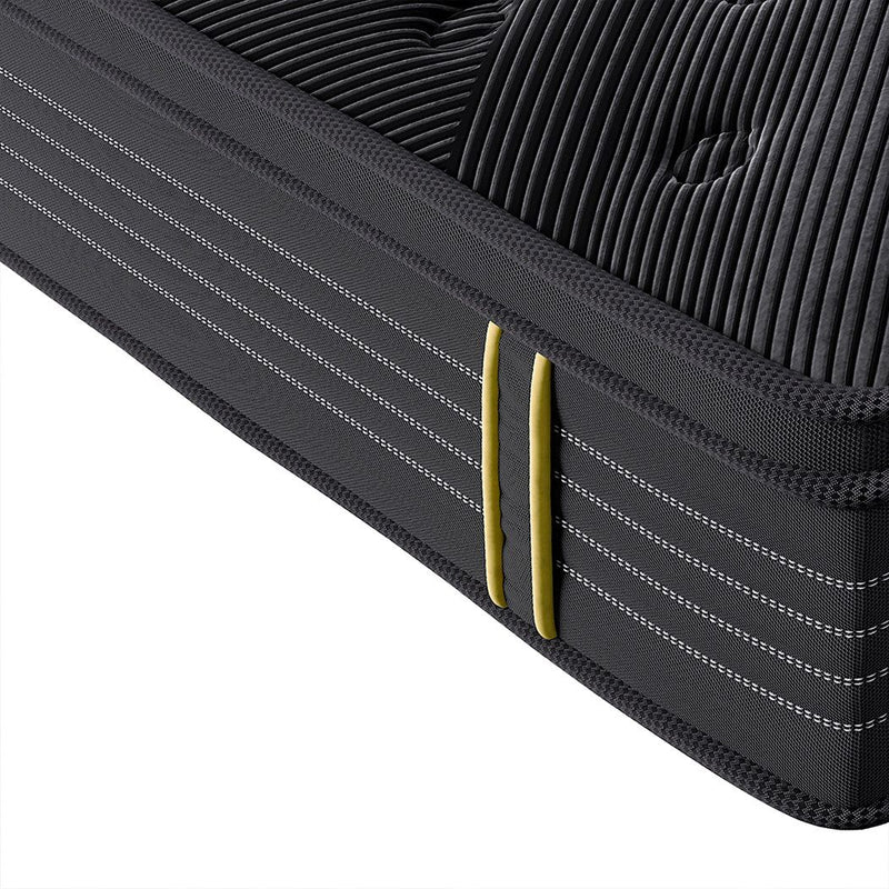 Dreamz Spring Mattress Bamboo Euro Top Bed Pocket HD Egg Foam  Super King 35cm