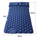 Double Inflatable Camping Waterproof Air Mat Blue