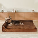 Pawz Orthopedic Dog Bed Memory Foam Cushion Cat Calming Mat Washable M Coffee