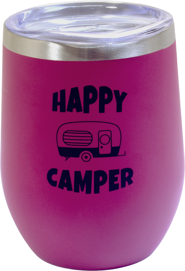 Pink Keep Cup - Happy Camper