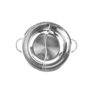 Toque 34cm Stainless-Steel Twin Mandarin Duck Hot Pot Induction Cooker No Lid