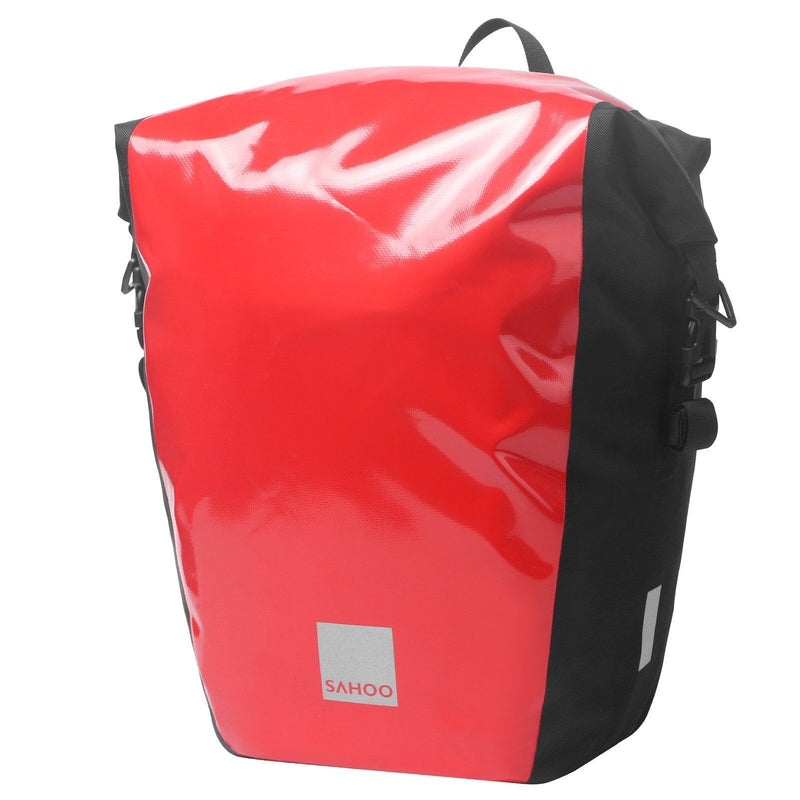 Sahoo 20L Single Rear Pannier Bike Bag - Size  40 x 33 x 17cm Red