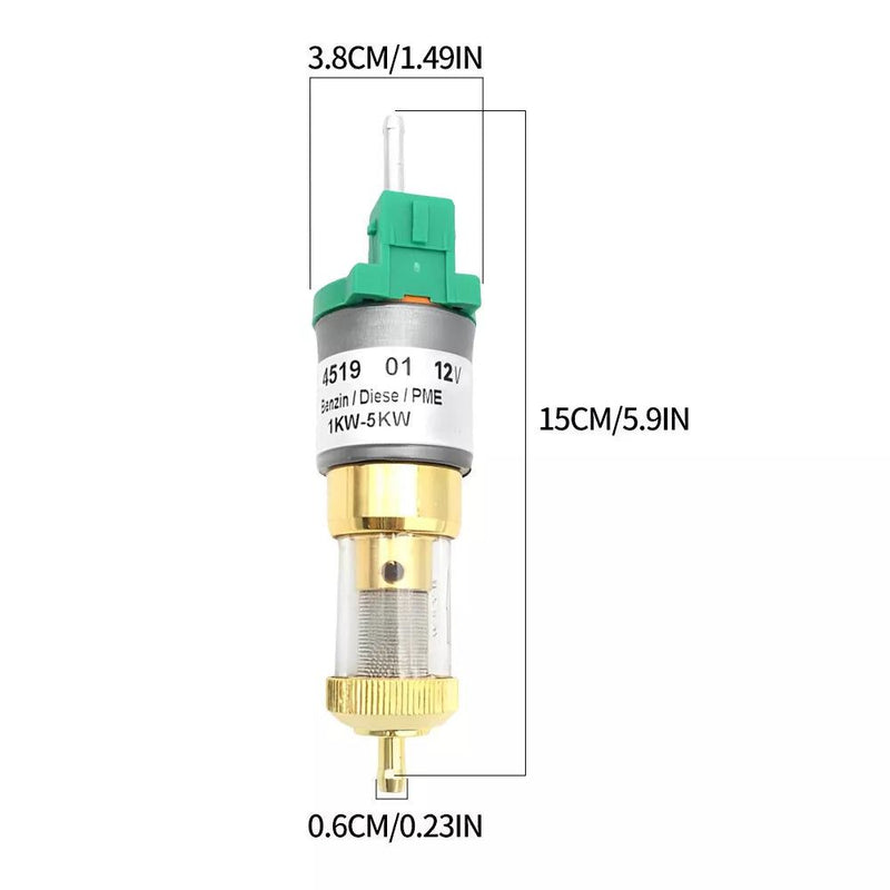 Upgraded Fuel Pump with Filter for Diesel Heater