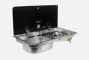 NCE CAN 2 Burner Gas Stove & Sink Left