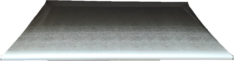Luxury Awnings Roll Out Awning 18x8 ft Grey - Black Hardware Included