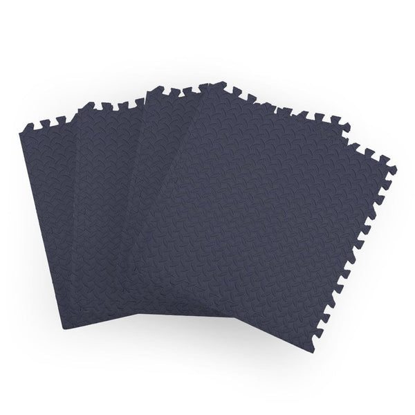 Bopeep EVA Foam Kids Play Mat Floor Kid Crawling Interlocking Home Navy 60x60