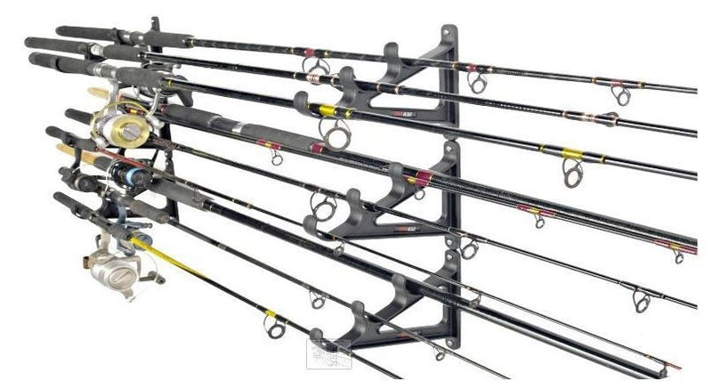 Sea Dog Horizontal Fishing Rod Holder - Fishing Rod Rack - Holds 9 Fishing Rods
