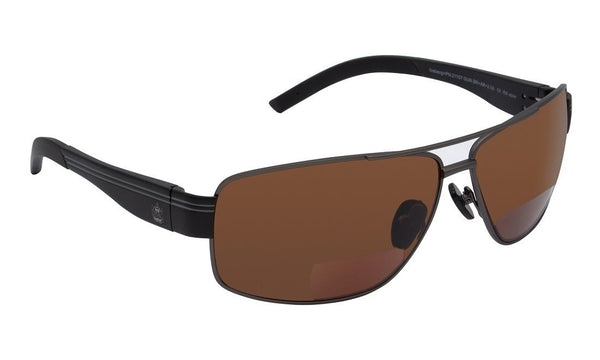 Ugly Fish Iceberg PN21107 +1.50 Bifocal Gun Metal Frame/Brown Lens Sunglasses