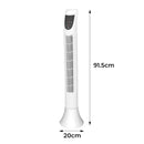 Spector Electric Tower Fan Air Cooler Oscillating Timer 3 Speeds Remote Control