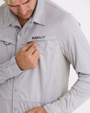 Jet Pilot Venture Ls Mens Sun Shirt Grey