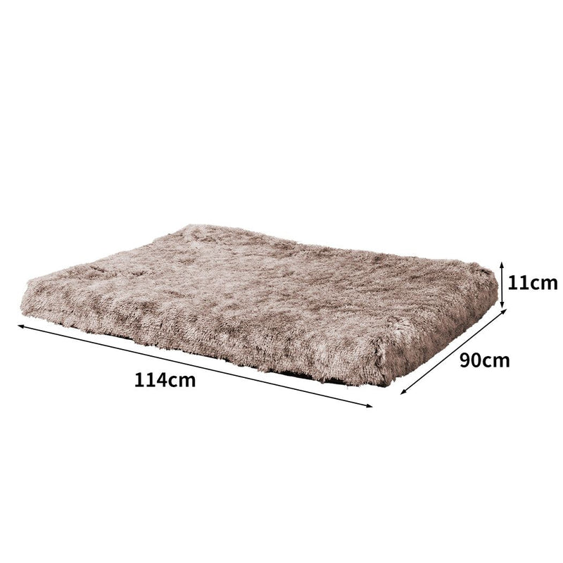 Pawz Dog Mat Pet Calming Bed Memory Foam Orthopedic Removable Cover Washable L