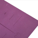 Centra Yoga Mat Non-Slip Fitness Exercise Workout Home Pilates & Floor Purple