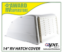 Ozvent hatch Vent Cover 14" - White