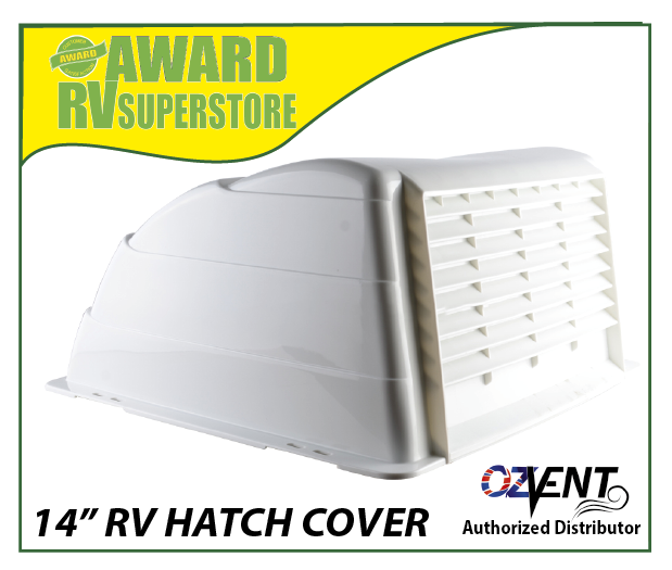 Ozvent hatch Vent Cover 14" - White