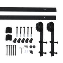 2m Antique Classic Style Single Sliding Barn Door Hardware Track Roller Kit