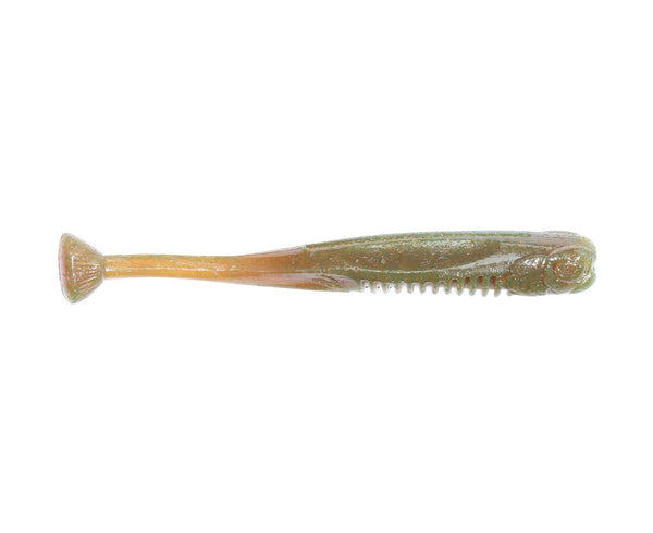 5 Pack of 3.5 Inch Zman Drop Kickerz Soft Plastic Lures - MOTOR OIL