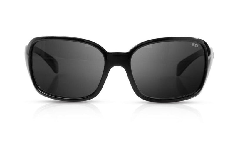 Tonic Cove Polarised Sunglasses with Glass Grey Photochromic Lens & Black Frame