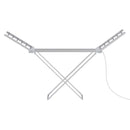 Levede Airer Folding Laundry Clothes Dryer Electric Heated Rack Indoor Silver