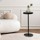 Levede Side Table Tea Coffee Desk Round Marble Base Bedside Sofa Small Minimal