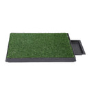 Pawz Indoor Dog Potty Training Tray Pet Grass Toilet Loo 2x Mat Large Portable