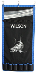 Wilson Wall Mount Fishing Rod Holder – Holds 6 Rods or Combos – Heavy Duty