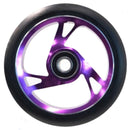 Scooter Wheel Alloy 125mm with Abec 9 Bearing (Purple)
