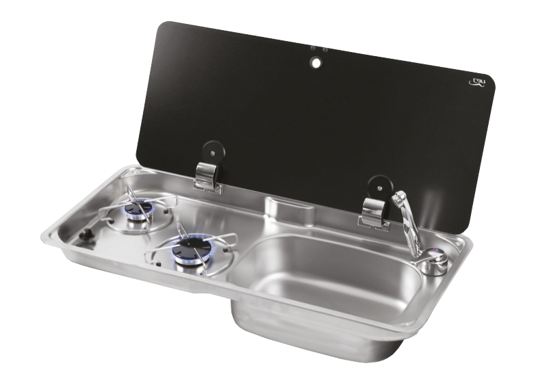 NCE CAN Cooker Range with Built-in Sink - Right Side