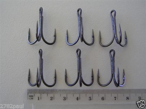 1 Pack of Mustad 36329 3x Strong UltraPoint Treble Fishing Hooks