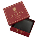 Dents Avon Mens Zip Smooth Nappa Leather Wallet  - Black (RFID Blocking)