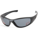 Dirty Dog Boofer Satin Black/Grey Polarised Men's Sports Sunglasses