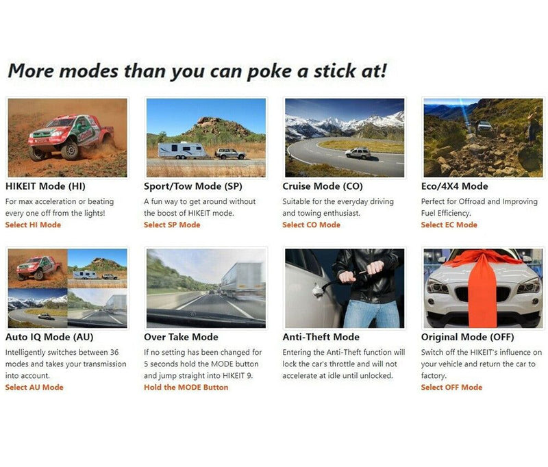 HIKEIT-X9  Electronic Throttle Controller fit Ford Ranger PX MKII 2015-ON