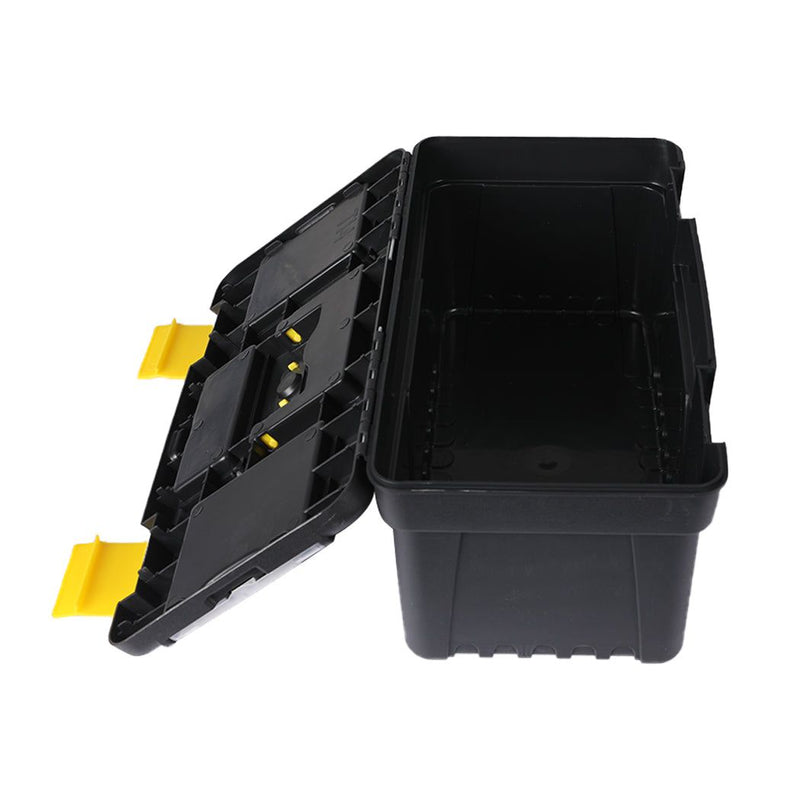 Traderight Tool Storage Set Tool Box 3Pcs Lock Organiser Portable Handle Garage