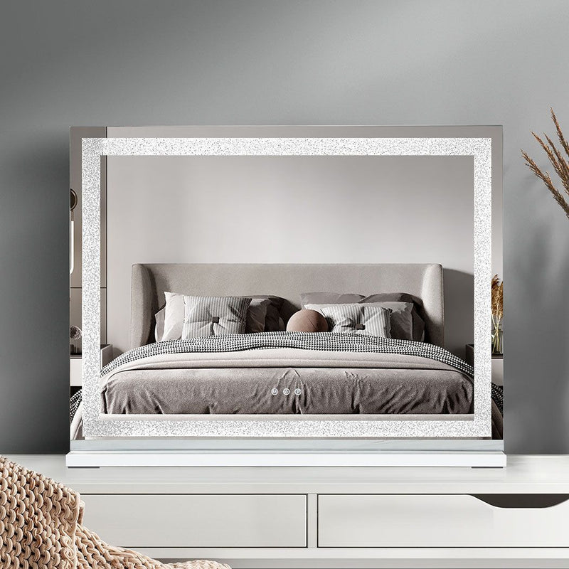 Yezi Makeup Mirror LED Lighted Hollywood Vanity Magnifying Mirrors Rechargeable