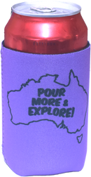Purple Stubby Holder - Pour More & Explore
