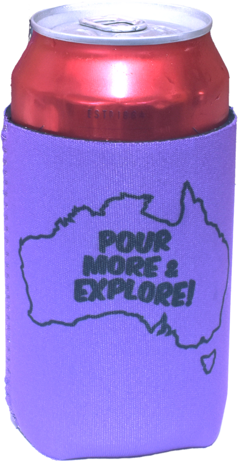 Purple Stubby Holder - Pour More & Explore
