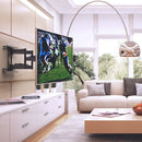 Kanto PDX650 Full Motion TV Wall Mount for 37" - 90" TVs, Black