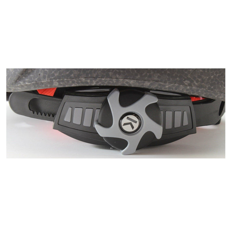 ByK E-50 Adjustable Kids Bike Safety Helmet for 4-10yo White Orange 50-55cm