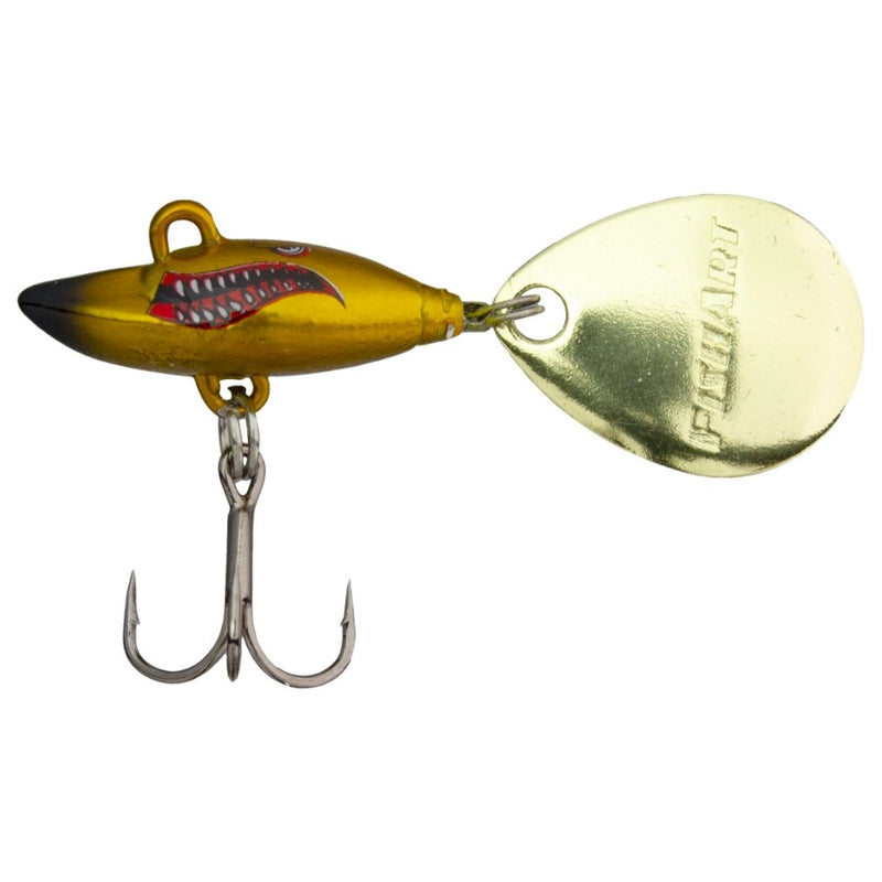 30mm FishArt Torpedo Spinner Bait Fishing Lure - 12g Sinking Spinner