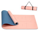 Centra Yoga Mat Non-Slip Fitness Exercise Workout Home Pilates & Floor Pink