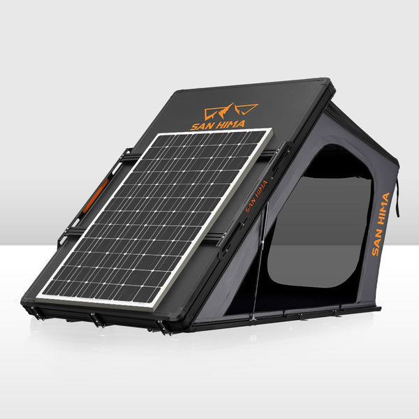San Hima Kalbarri Gen 2 Roof Top Tent Hard Shell With Ladder + 250W Solar Panel