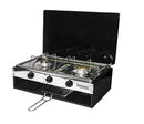 Caravan-Lido Junior Deluxe 2 Burner with Grill (With Flame Safe)