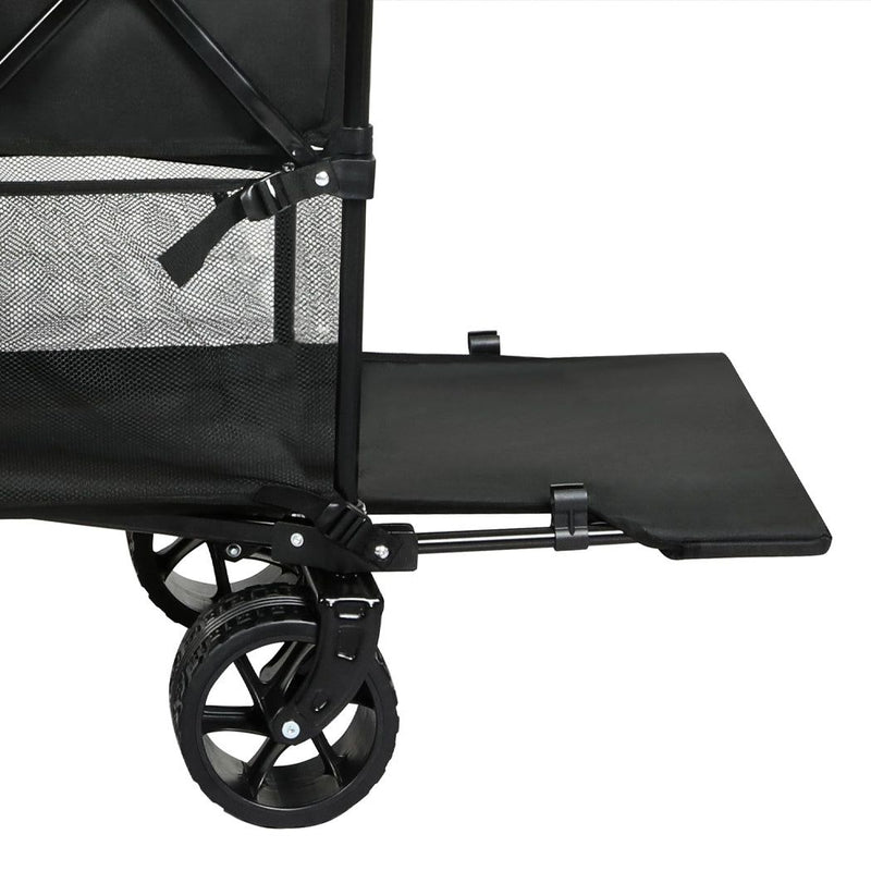 Lambu Folding Wagon Cart 400L Double Decker Camping Shopping Trolley Wheels