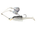 TT Lures 3/4oz Tornado+ Twin Spin Rigged Spinnerbait Lure - WHITE NIGHT