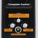 SAN HIMA Camping Shower Tent Awning Instant Fold-Out With 8L Gas Hot Water Heater