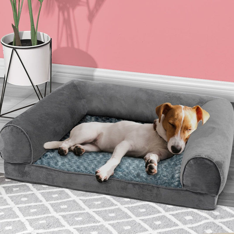 Pawz Pet Bed Sofa Dog Beds Bedding Soft Warm Mattress Cushion Pillow Mat Plush M