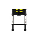 Traderight Multipurpose Telescopic Ladder Portable Aluminium Extension Steps 2m
