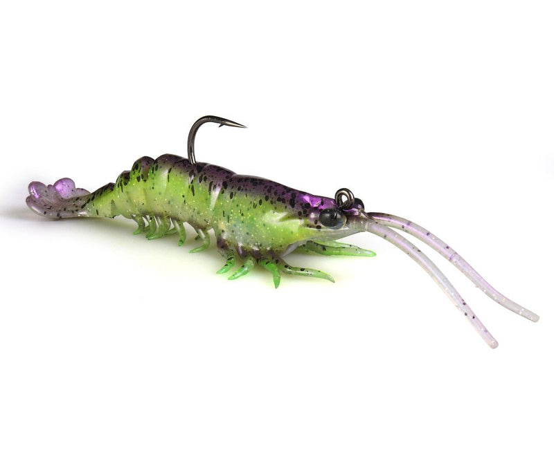 2 Pack of Zman 3.5 Inch PrawnZ Elite Pre-Rigged Soft Bait Lures