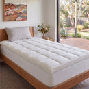 Dreamz Cloud Soft Pillowtop Mattress Topper King Single Protector 40cm Skirt