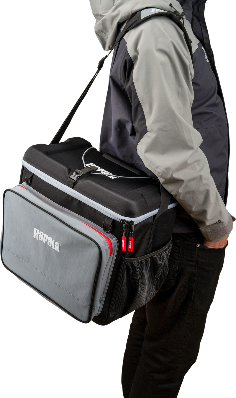 Rapala Countdown Fishing Tackle Bag Magnum with Waterproof Base & 2 Tackle Trays